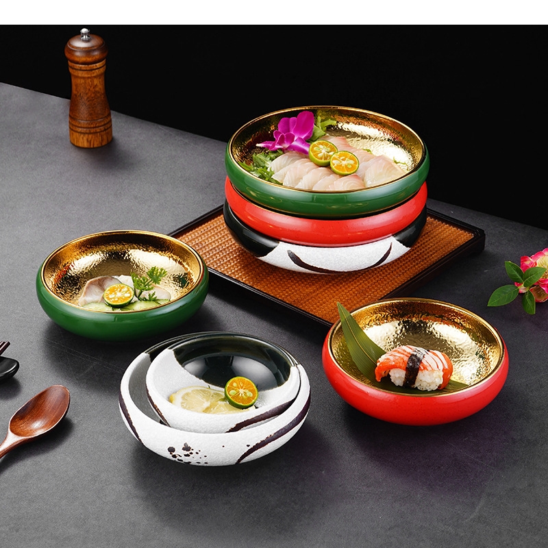 Home Cooking Japanese Food - Seramik Tabak Restoran Yemekleri Yemek Dekorasyonu