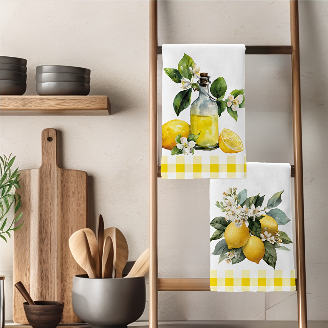 2 adet, limon çiçek desenli mu - Home Cooking Is The Best incelemesi ve fiyatı