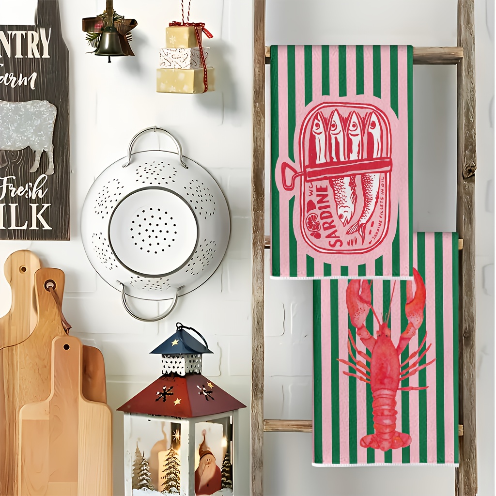 2 Adet, Amerikan Retro Çizgili - Home Cooking Is The Best incelemesi ve fiyatı