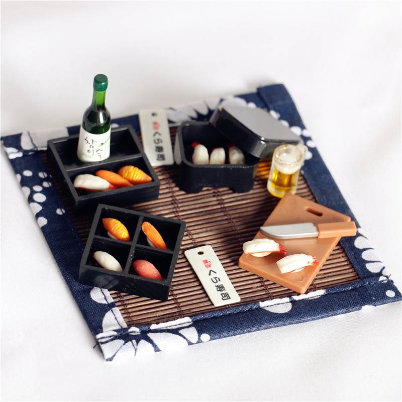 Miniautre suşi Dollhouse Mini  - Home Cooking Japanese Food incelemesi ve fiyatı