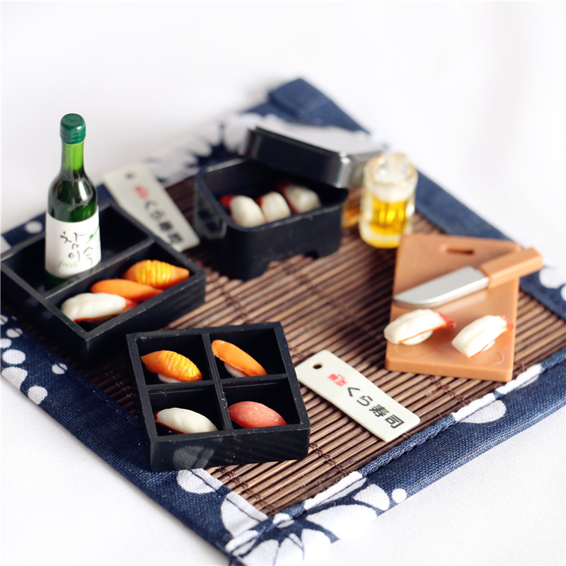 Miniautre suşi Dollhouse Mini  - Home Cooking Japanese Food incelemesi ve fiyatı